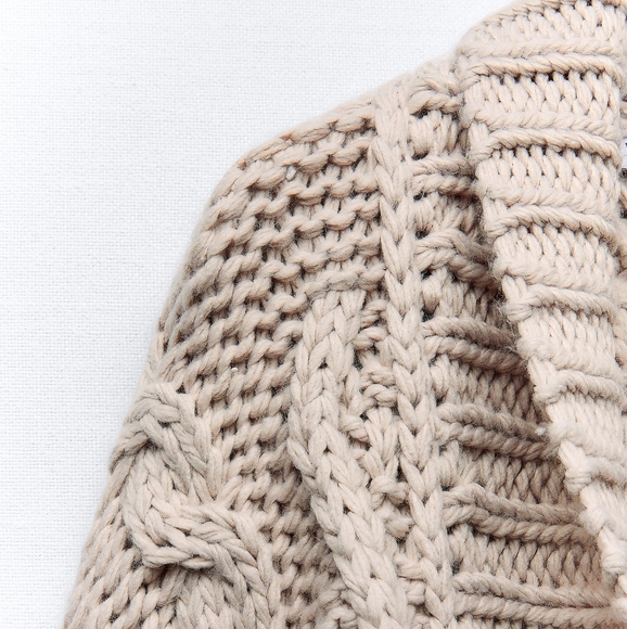 Zara Cable knit coat - Picture 10 of 11